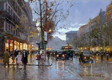 EC boulevard de la madeleine 1 Parisian Oil Paintings